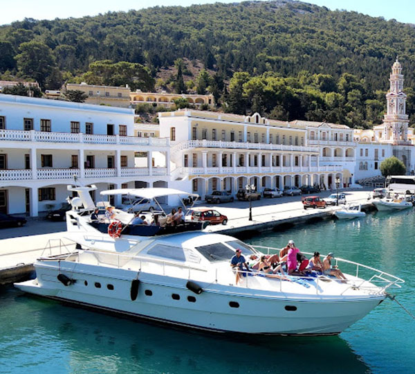 Symi Full-Day Yacht Cruise with Meal & Drinks (Shared Cruise)